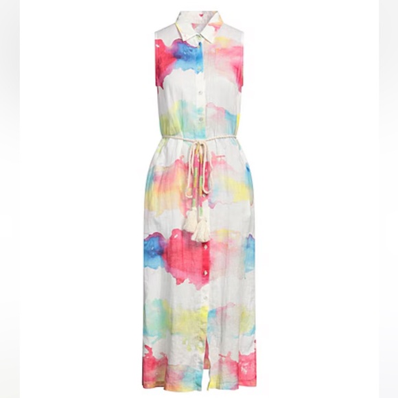 120% Lino Dresses & Skirts - 120% Lino Midi Dress Size European 44/ US Size M/ Excellent condition